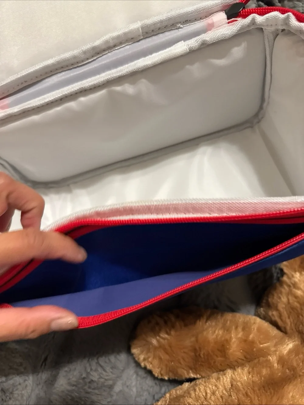 Southwest Airlines Captain Pilot Hat Tie Build A Bear Stuffed Toiletry Bag BB